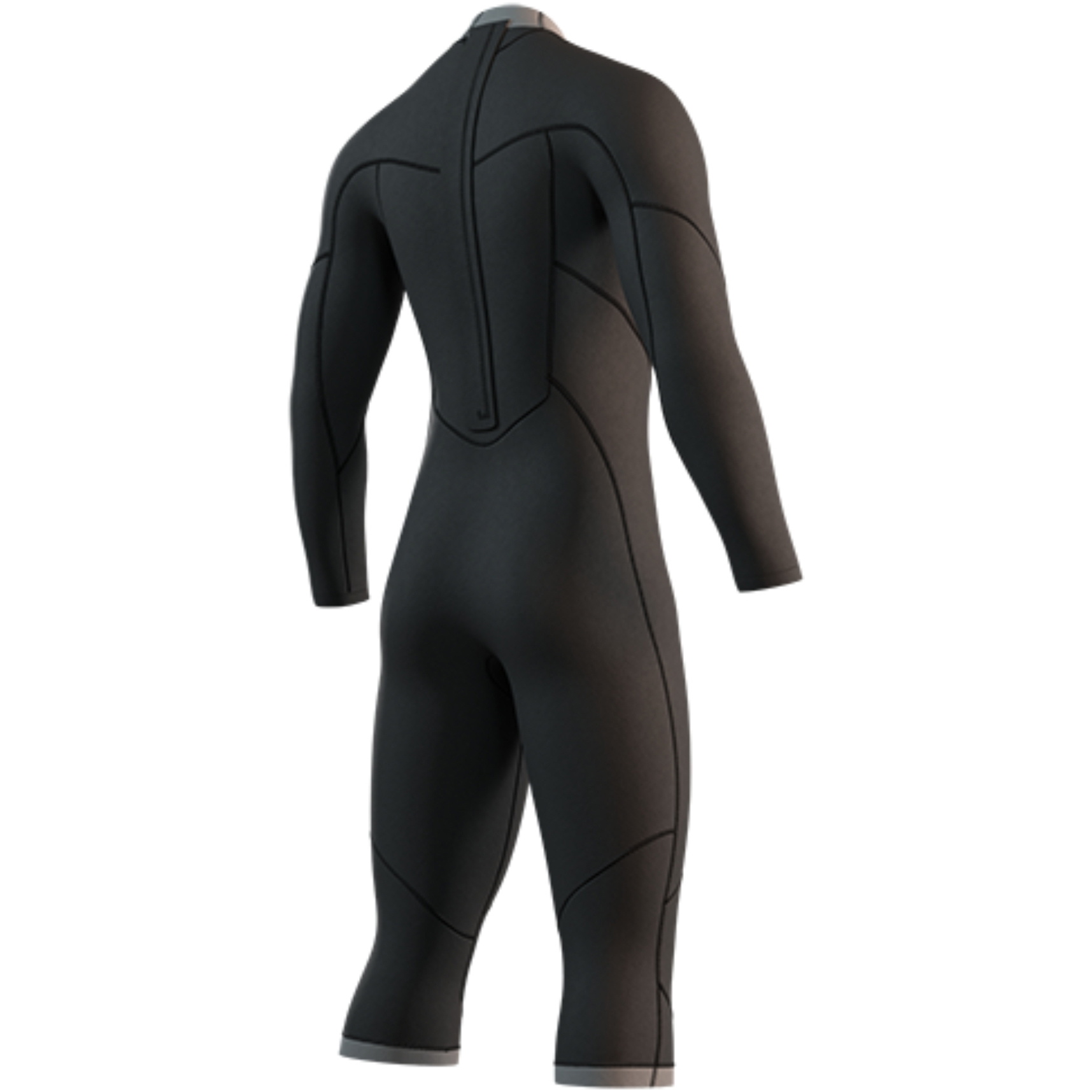 2026 Mystic Mens Brand 3/2mm Long Arm Short Leg Back Zip Wetsuit 35000.250032 - Black